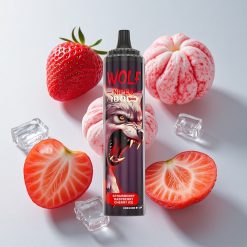 JNR Wolf Niplo 10000 Puffs Fresa Frambuesa Cereza Hielo 20ml 0% 2% 5% Nicotina