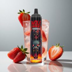 JNR Wolf Niplo 10000 Puffs Fresa Mojito 20ml 0% 2% 5% Nicotina Tipo-C